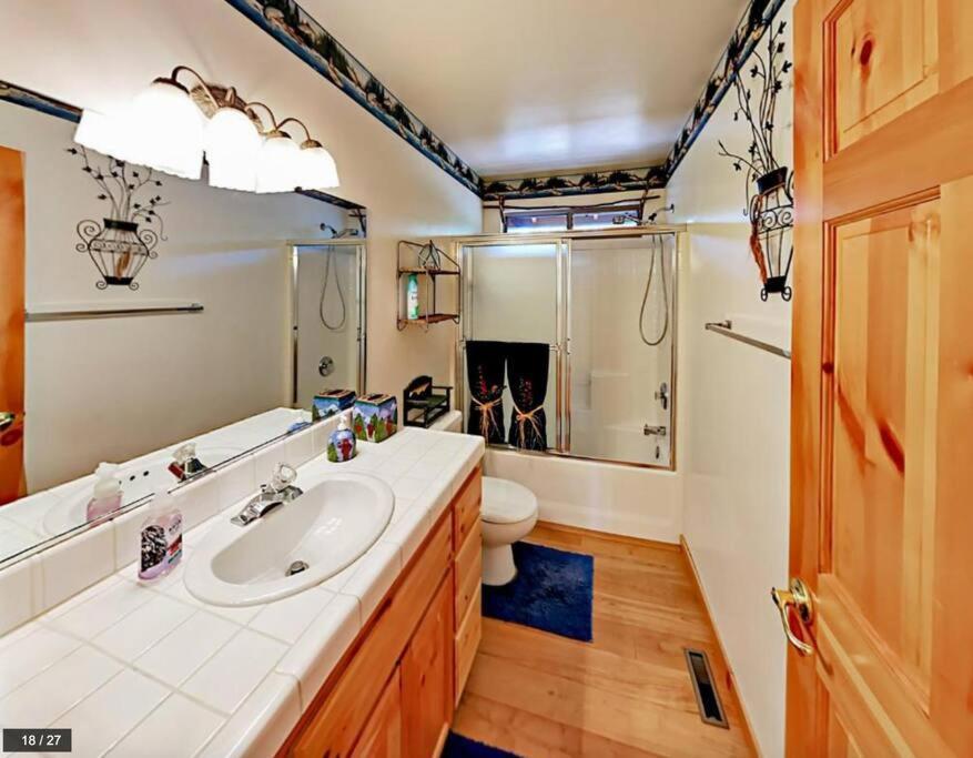 Teakwood - 3-Br Spa, Fire Pit, Quiet, Ac, Centrally Located Villa Big Bear Lake Dış mekan fotoğraf