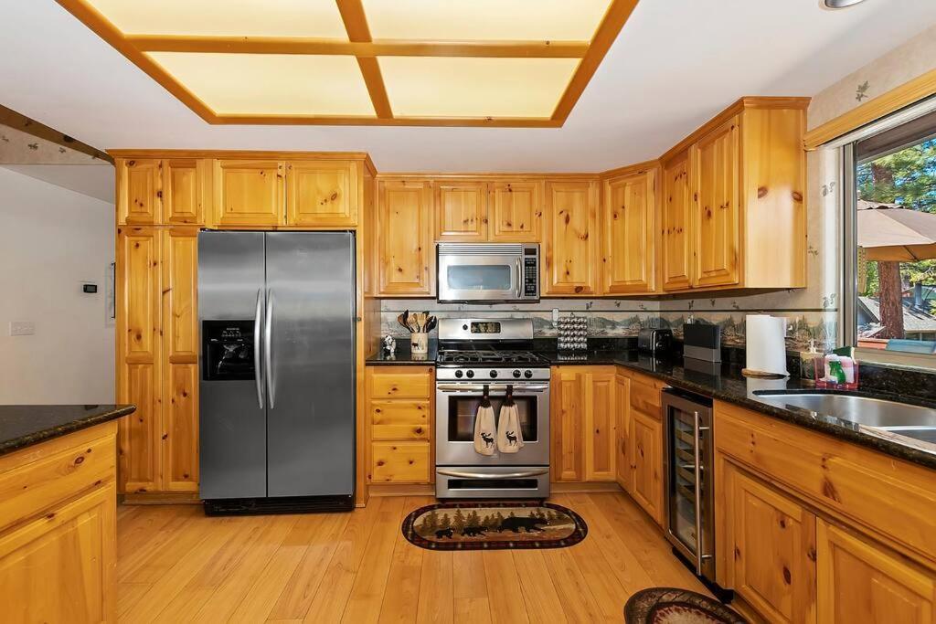 Teakwood - 3-Br Spa, Fire Pit, Quiet, Ac, Centrally Located Villa Big Bear Lake Dış mekan fotoğraf