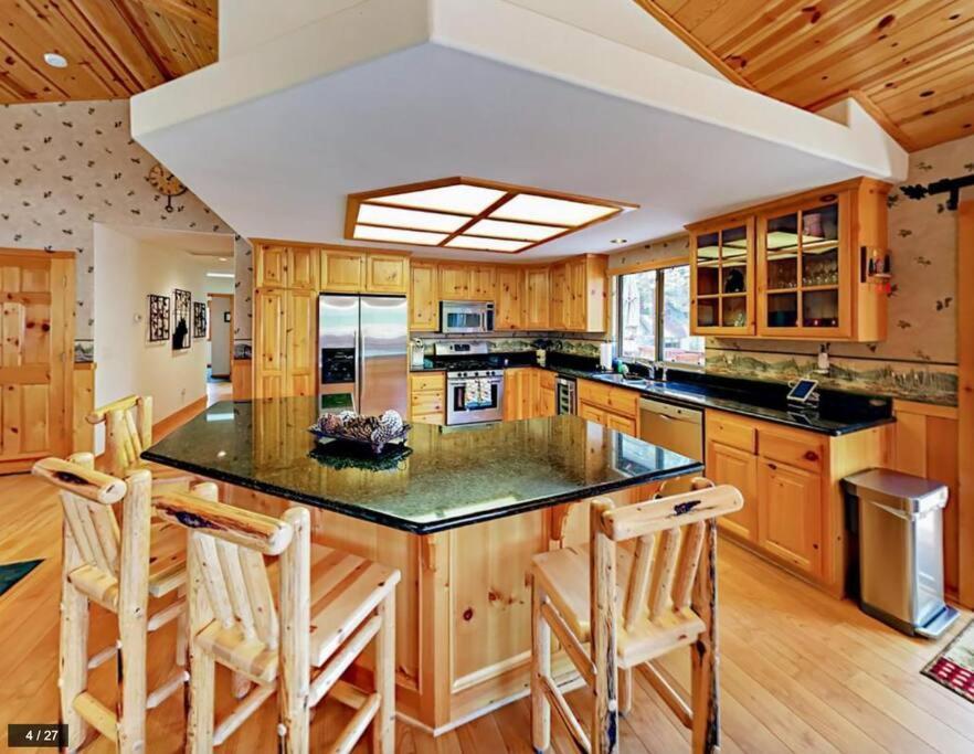 Teakwood - 3-Br Spa, Fire Pit, Quiet, Ac, Centrally Located Villa Big Bear Lake Dış mekan fotoğraf