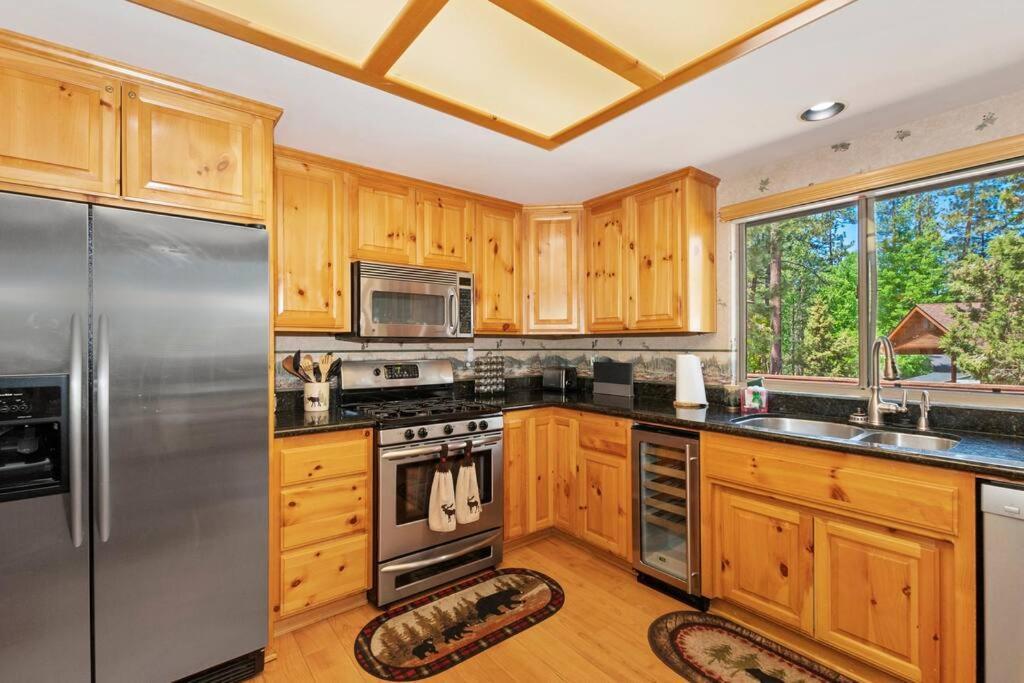Teakwood - 3-Br Spa, Fire Pit, Quiet, Ac, Centrally Located Villa Big Bear Lake Dış mekan fotoğraf